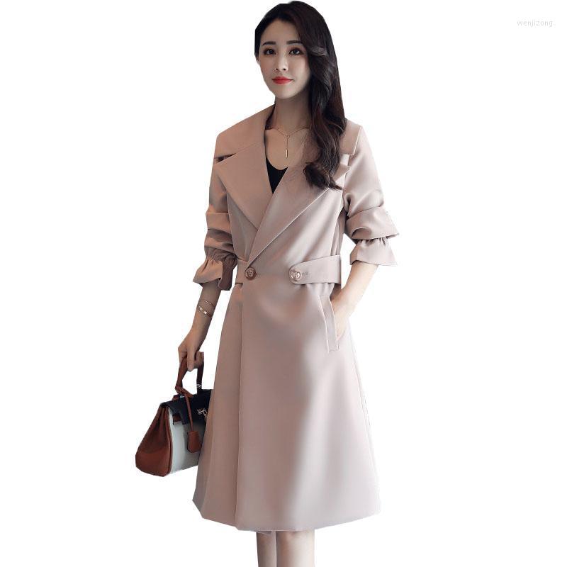 Women's Wool & Blends Long Medium Women Trench Coats Plus Size 5XL 2022 Fashion Spring Autumn Windbreaker Female Double Breasted Slim Outerw, Blue
Women's Wool & Blends Long Medium Women Trench Coats Plus Size 5XL 2022 Fashion Spring Autumn Windbreaker Female Double Breasted Slim Outerw, Blue