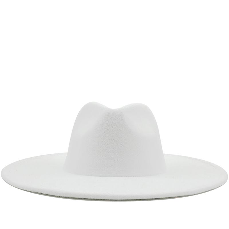 Wide Brim Hats British Style Winter Wool Solid Classic Fedoras Cap Men Women Panama Jazz Hat 9.5CM Big White, 7cm khaki
Wide Brim Hats British Style Winter Wool Solid Classic Fedoras Cap Men Women Panama Jazz Hat 9.5CM Big White, 7cm khaki