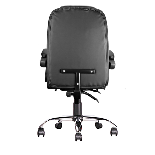 Fashion Furniture High Back Office Adjustable Ergonomic Executive PU Leather Swivel Work Lumbar Support Computer Desk Chair Footrest for Home Furnitur