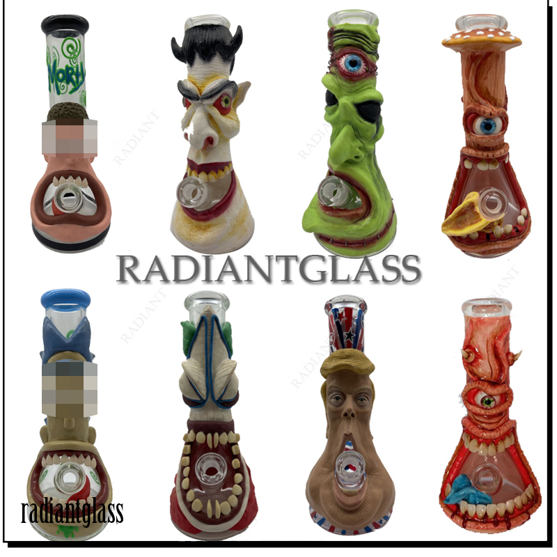 Hookahs 12.5" Unique Vintage Monster Big Jaw Heady Glass Bong Mini 3D Bongs with Downstems 5mm Thick Glass Water Pipes Wholesale China
Hookahs 12.5" Unique Vintage Monster Big Jaw Heady Glass Bong Mini 3D Bongs with Downstems 5mm Thick Glass Water Pipes Wholesale China