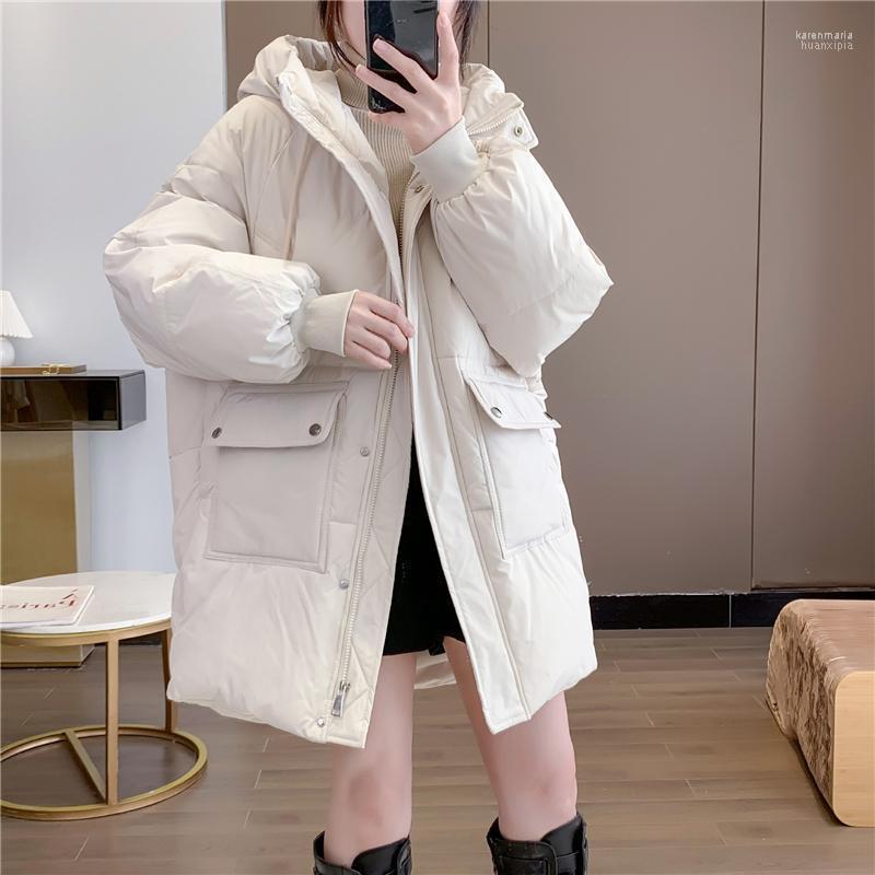 Cotton-padded Clothes Women's Tide Winter Mid-length Waist Korean Version Loose Thick Tooling Ladies Padded Jacket Down & Parkas Kare22
Cotton-padded Clothes Women's Tide Winter Mid-length Waist Korean Version Loose Thick Tooling Ladies Padded Jacket Down & Parkas Kare22