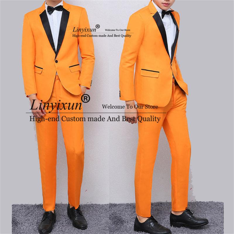 Men's Suits & Blazers Orange Men For Wedding 2022 Slim Fit Groom Tuxedos 2 Pieces Set Jacket With Pants Outfit Male Prom Costume HommeMen's, Yellow
Men's Suits & Blazers Orange Men For Wedding 2022 Slim Fit Groom Tuxedos 2 Pieces Set Jacket With Pants Outfit Male Prom Costume HommeMen's, Yellow
