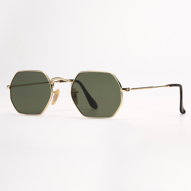 Womens Mens Sunglasses fashion Octagonal Sunglass Flat Metal Sun glasses uv protection lenses with leather case and qr code
Womens Mens Sunglasses fashion Octagonal Sunglass Flat Metal Sun glasses uv protection lenses with leather case and qr code