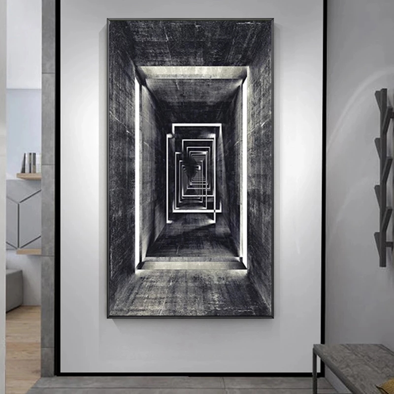 Abstract Geometric Retro Canvas Paintings Infinite Corridor Poster and Print Wall Art Picture for Living Room Home Decor Cuadros
Abstract Geometric Retro Canvas Paintings Infinite Corridor Poster and Print Wall Art Picture for Living Room Home Decor Cuadros