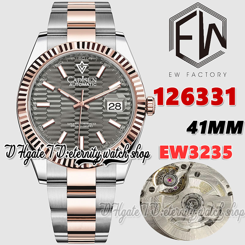 EWF V3 ew126331 Cal.3235 EW3235 Automatic Mens Watch Pit pattern Gray Dial Stick Markers Two Tone 904L Steel Bracelet With Same Serial Warranty Card eternity Watches, Watch waterproof cost
EWF V3 ew126331 Cal.3235 EW3235 Automatic Mens Watch Pit pattern Gray Dial Stick Markers Two Tone 904L Steel Bracelet With Same Serial Warranty Card eternity Watches, Watch waterproof cost