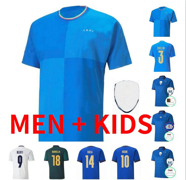 men kids kit 2021 2022 2023 VERRATTI CHIESA Soccer Jerseys 22 23 ItalyS Italia BARELLA SENSI JORGINHO BONUCCI INSIGNE BERNARDESCHI CHIELLINI BELOTTI maillot de foot, 21/22
men kids kit 2021 2022 2023 VERRATTI CHIESA Soccer Jerseys 22 23 ItalyS Italia BARELLA SENSI JORGINHO BONUCCI INSIGNE BERNARDESCHI CHIELLINI BELOTTI maillot de foot, 21/22