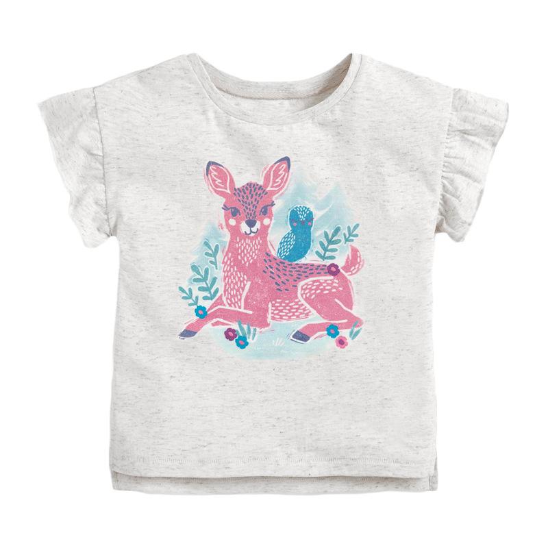 T-shirts Children Summer Baby Girl Clothes Animal Print Tee Tops Brand Deer Cotton Soft Cute Gray T Shirt For Kids 2 3 4 5 6 7 YearsT-shirts
T-shirts Children Summer Baby Girl Clothes Animal Print Tee Tops Brand Deer Cotton Soft Cute Gray T Shirt For Kids 2 3 4 5 6 7 YearsT-shirts