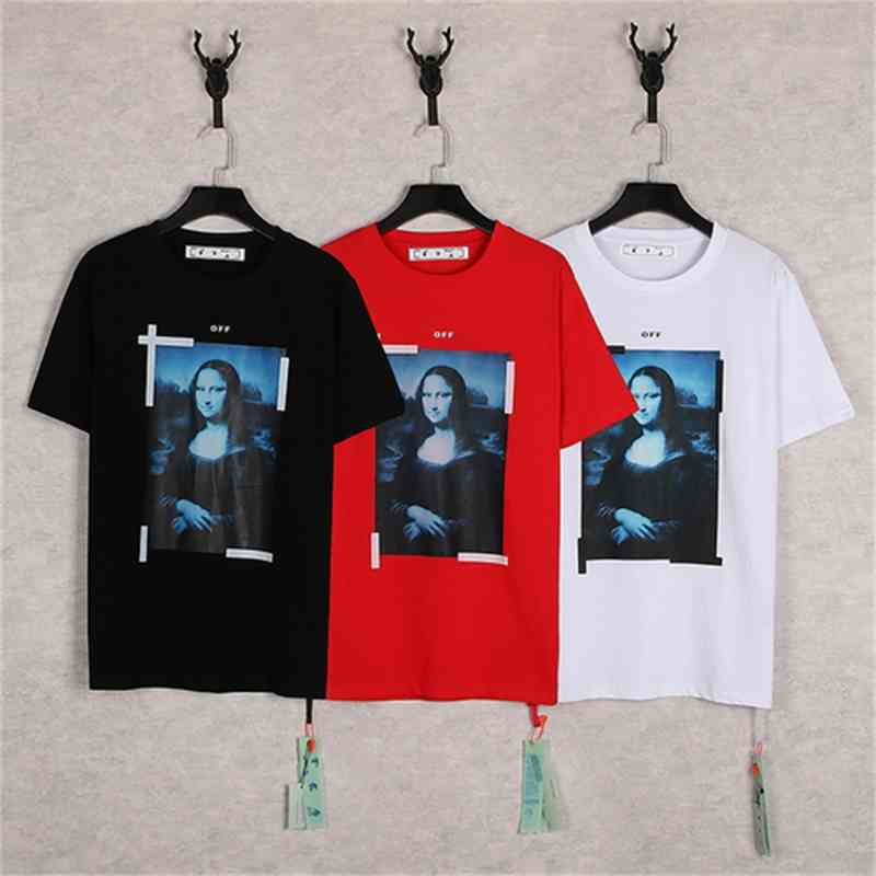 Off European and American Fashion Brand White 21ss New Mona Lisa Print Loose Cotton Short Sleeve T-shirt Summer Couple, Red
Off European and American Fashion Brand White 21ss New Mona Lisa Print Loose Cotton Short Sleeve T-shirt Summer Couple, Red