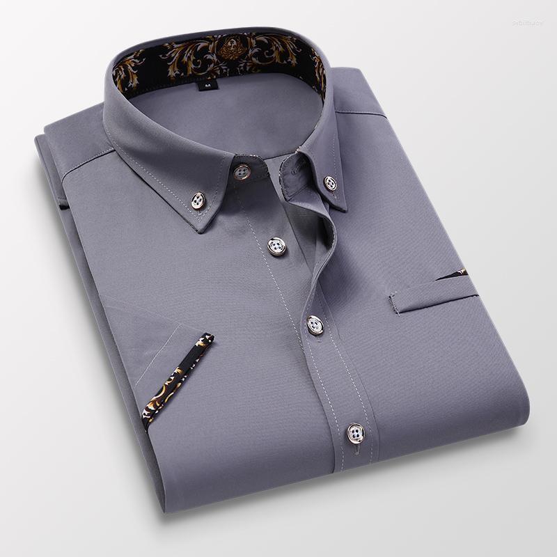 Men' Dress Shirts Brand Clothing Men' High Quality Casual Business Shirts/Male Slim Fif Party Wear Short Sleeve SizeMen' Sybi22, Black
Men' Dress Shirts Brand Clothing Men' High Quality Casual Business Shirts/Male Slim Fif Party Wear Short Sleeve SizeMen' Sybi22, Black