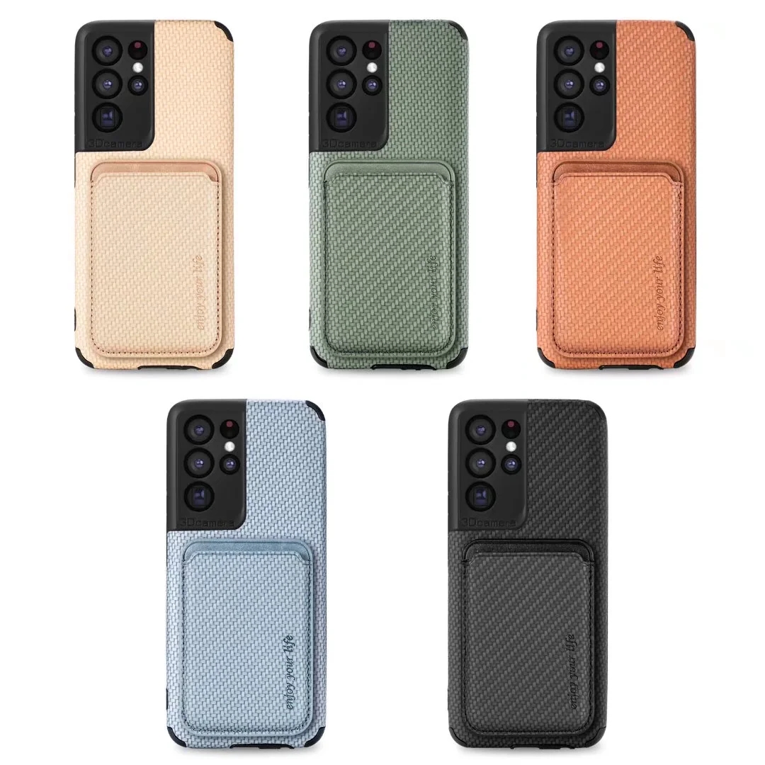 Carbon Fiber Magnetic Phone Case with Card Holder For Samsung Galaxy A31 A21S A51 A71 A01 A11 A41 A12 A02S A42 A52 A72 A02 A32 A82 5G back cover, Black
Carbon Fiber Magnetic Phone Case with Card Holder For Samsung Galaxy A31 A21S A51 A71 A01 A11 A41 A12 A02S A42 A52 A72 A02 A32 A82 5G back cover, Black