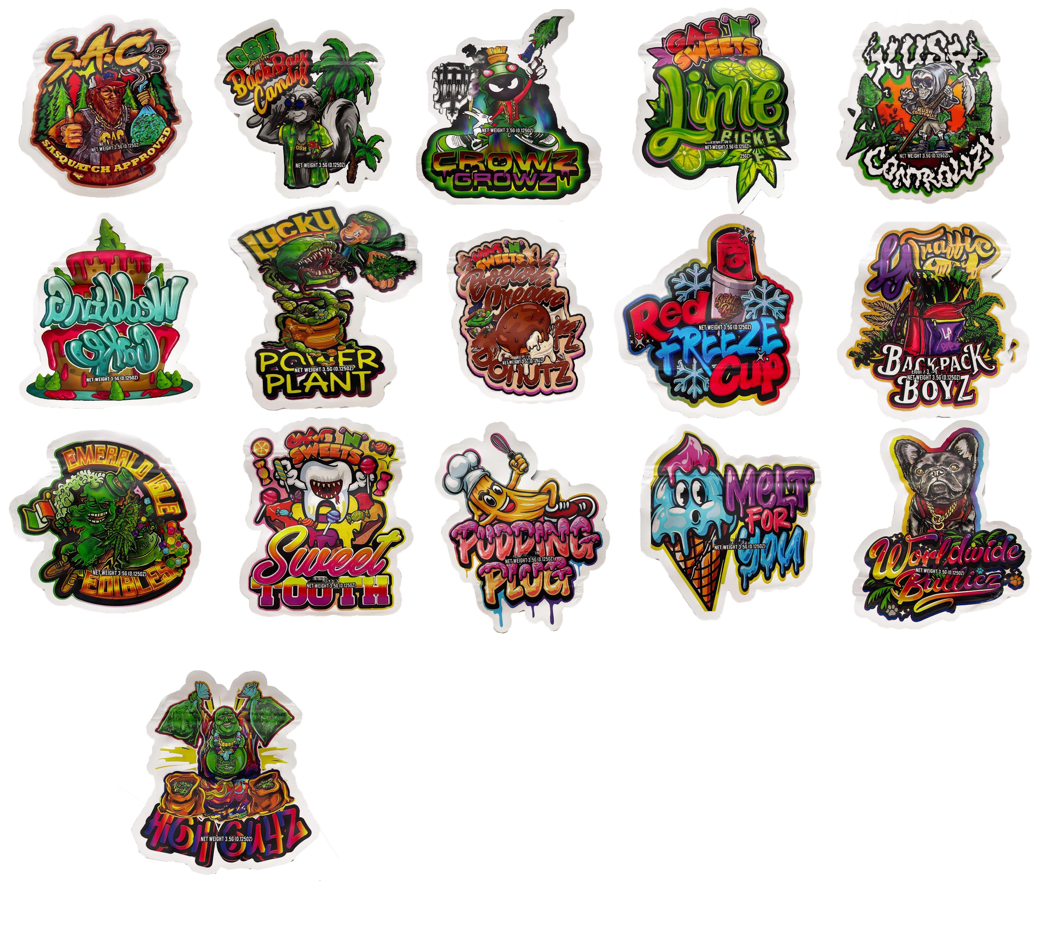 New design mylar bag jokes up runtz backpack boyz trufflez ONE UP quarter ounzer edibles packaging round head lemon buttocks satchel shape bags
New design mylar bag jokes up runtz backpack boyz trufflez ONE UP quarter ounzer edibles packaging round head lemon buttocks satchel shape bags