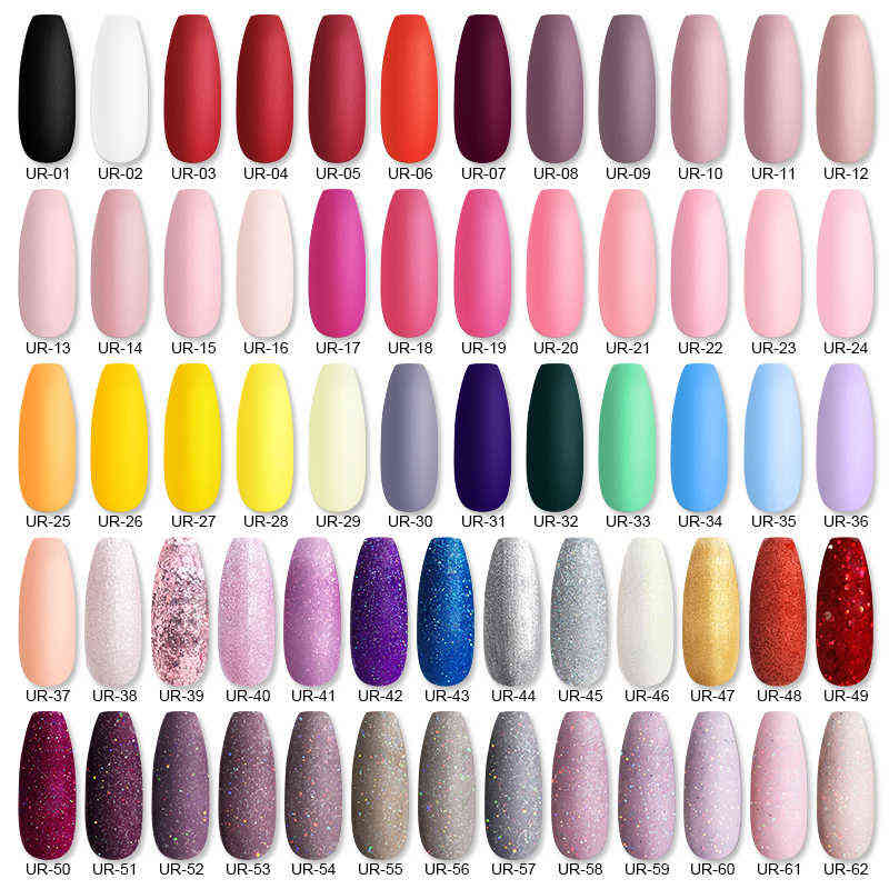 NXY Nail Gel Matte French Style Polsih 2pcs Set Hybrid Semi Permanent Uv Led Base Top Coat Art Manicure 0328