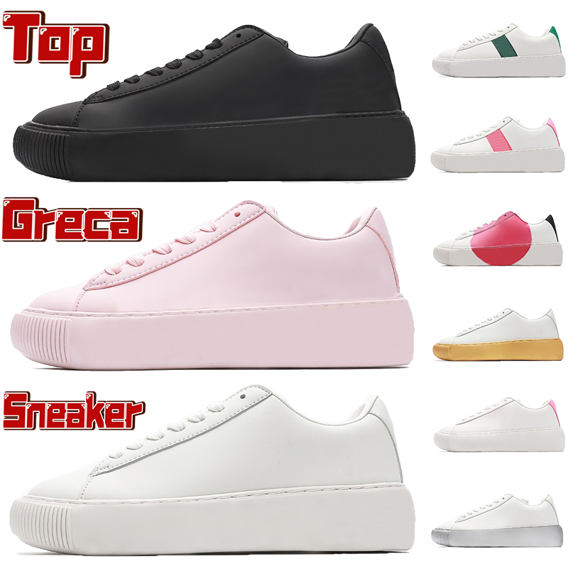 2022 Top quality Greca Sneaker mens casual shoes black white writing pink red gold silver green tag luxury designer sneakers men women low trainers US 5.5-11, Shoe box
2022 Top quality Greca Sneaker mens casual shoes black white writing pink red gold silver green tag luxury designer sneakers men women low trainers US 5.5-11, Shoe box