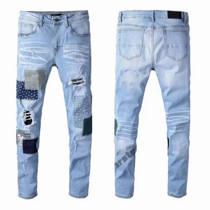 Mens Jeans Designer Jeans Cool Rips Stretch Man Fashion Pants Distressed Ripped Biker Slim Fit Washed Motorcycle Denim Hip Hop
Mens Jeans Designer Jeans Cool Rips Stretch Man Fashion Pants Distressed Ripped Biker Slim Fit Washed Motorcycle Denim Hip Hop