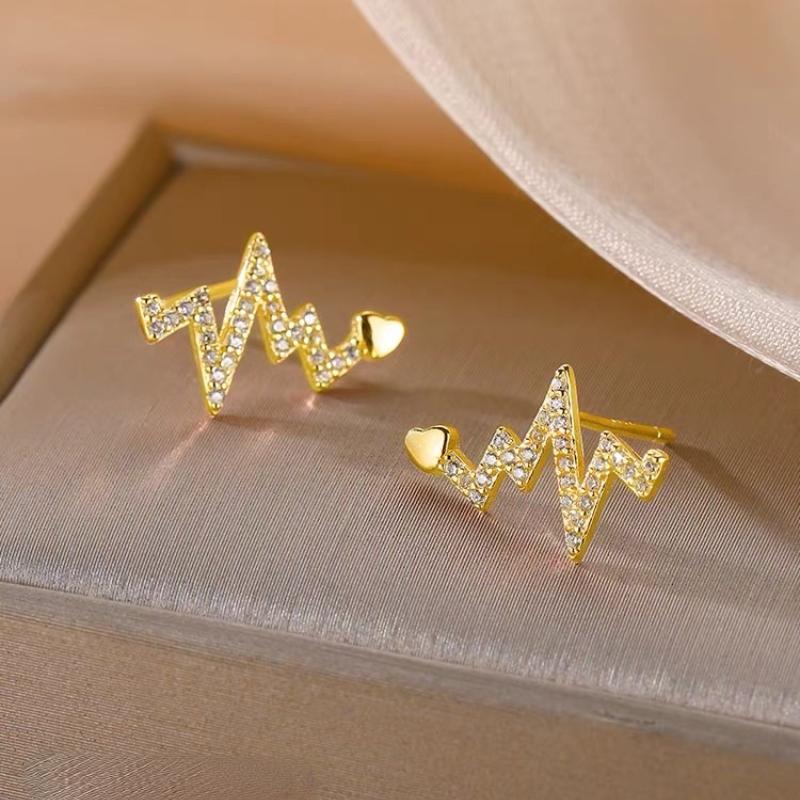 Stud Retro Rhinestone Heartbeat Earrings Korea Temperament Pearl Zircon Girls Party Birthday Gift JewelryStud
Stud Retro Rhinestone Heartbeat Earrings Korea Temperament Pearl Zircon Girls Party Birthday Gift JewelryStud
