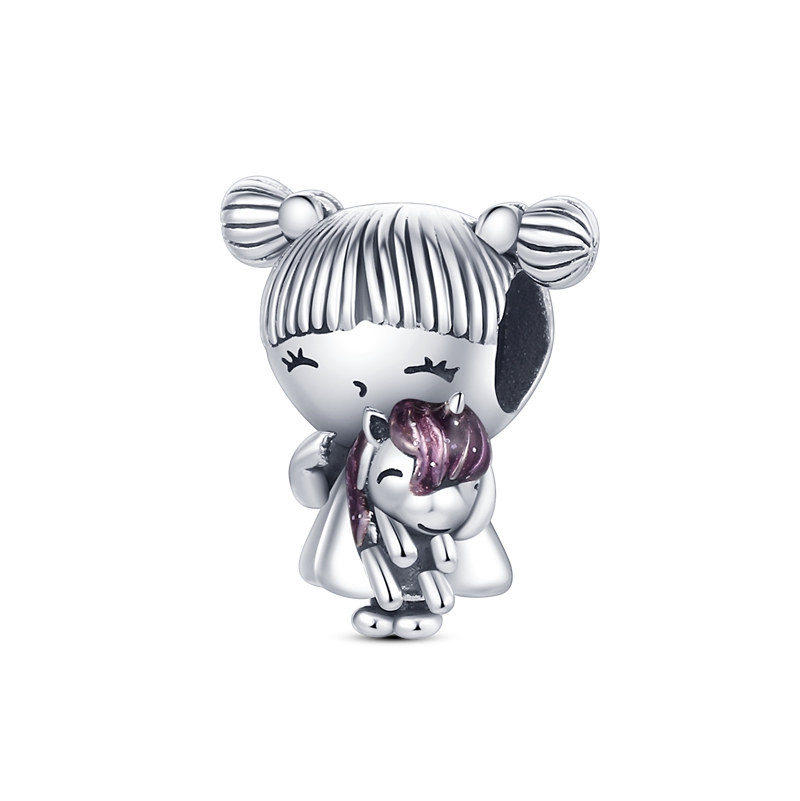 925 Silver Charm Beads Dangle Grandmother amp Grandfather Girl Series Bead Fit Charms Bracelet DIY Jewelry Accessories