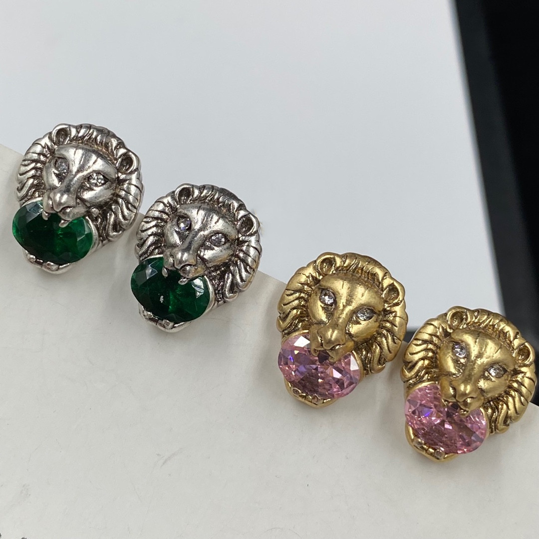 Designer Earrings dangles for Woman Lion Diamond Shape Earring High Quality Brass Fashion Jewelry
Designer Earrings dangles for Woman Lion Diamond Shape Earring High Quality Brass Fashion Jewelry