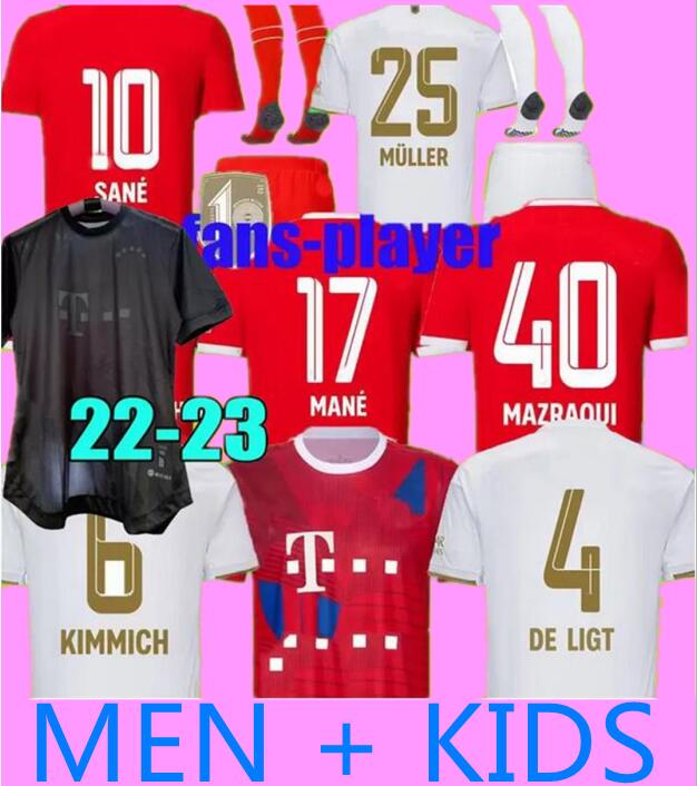 DE LIGT soccer jersey 22 23 SANE HERNANDEZ BAYERN MUNICH GNABRY GORETZKA COMAN MULLER DAVIES KIMMICH football shirt Men Kids kit 2022 2023 uniforms TOPs player, 18
DE LIGT soccer jersey 22 23 SANE HERNANDEZ BAYERN MUNICH GNABRY GORETZKA COMAN MULLER DAVIES KIMMICH football shirt Men Kids kit 2022 2023 uniforms TOPs player, 18