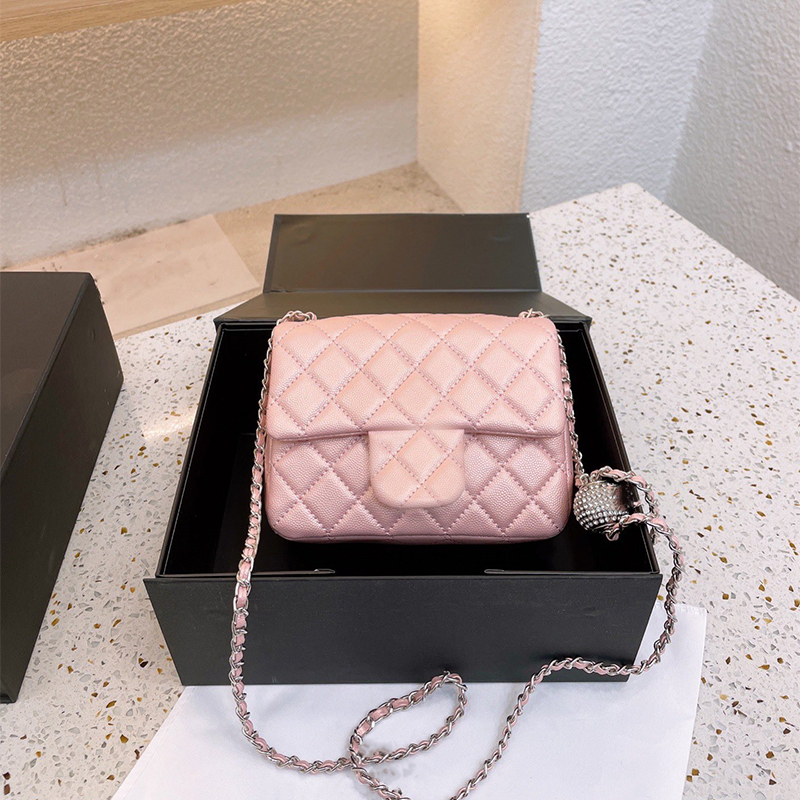 New Vintage Luxury Shoulder Bags Fashion Chain Drill Ball Adjustable Handbags Women Outdoor Sacoche Quilted Designer Leather Pearlescent Crossbody Bags Handbag, Black
New Vintage Luxury Shoulder Bags Fashion Chain Drill Ball Adjustable Handbags Women Outdoor Sacoche Quilted Designer Leather Pearlescent Crossbody Bags Handbag, Black