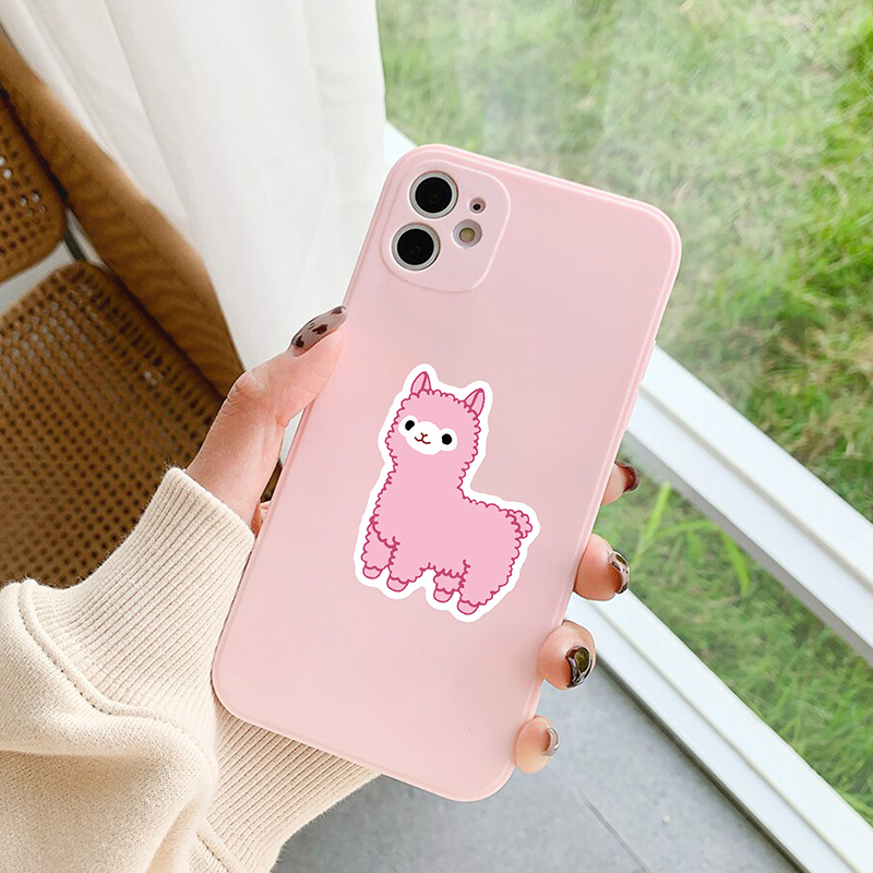 50 Piece Cartoon pink girl graffiti Children Sticker Phone Laptop Skateboard Car Stickers Pack for Luggage Guitar Helmet Water cup Sticker