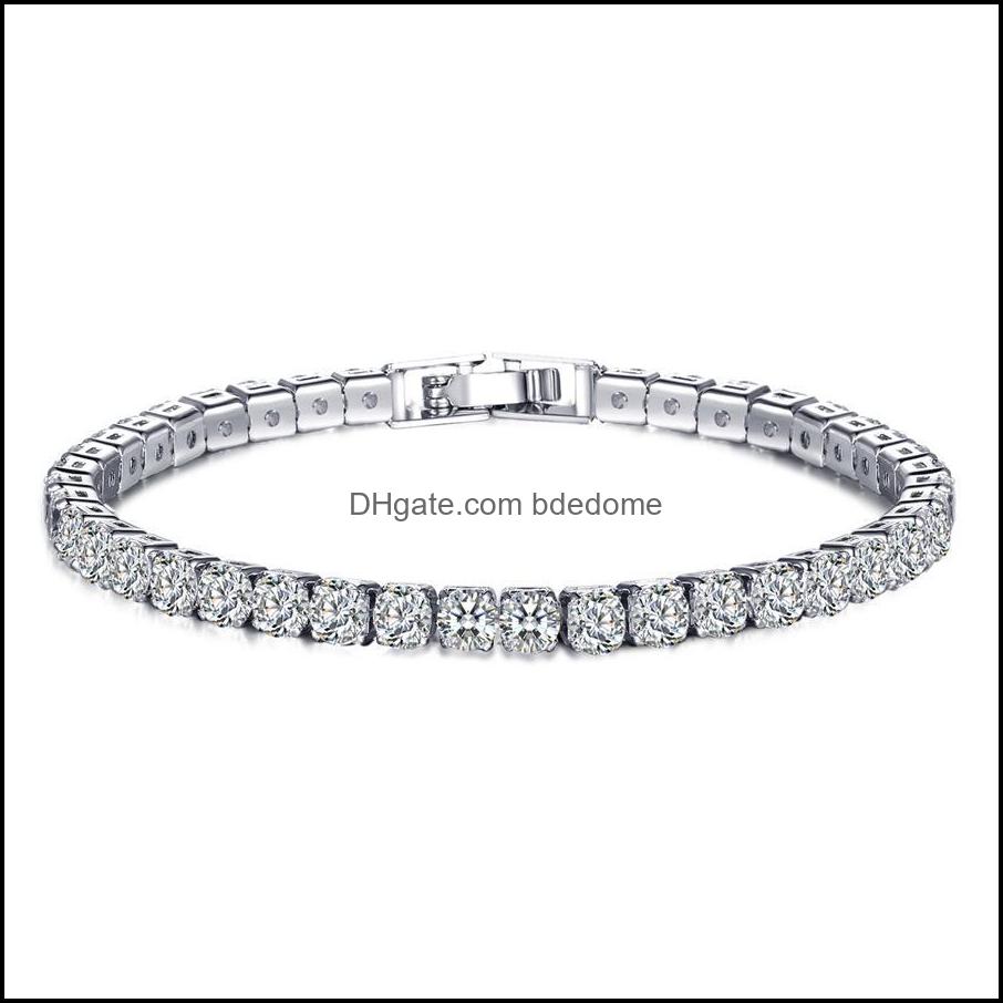 Tennis Bracelets Jewelry 18K White/Yellow Gold Plated Sparkling Cubic Zircon Cz Cluster Bracelet Fashion Womens For Party Wedding276E Drop D
Tennis Bracelets Jewelry 18K White/Yellow Gold Plated Sparkling Cubic Zircon Cz Cluster Bracelet Fashion Womens For Party Wedding276E Drop D