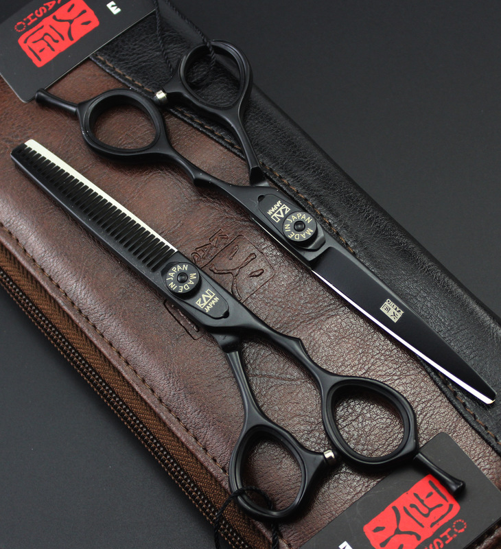 Professional 6 inch Hair Scissors Salon Hairdressing Barber Cutting Thinning Styling Tool 220317