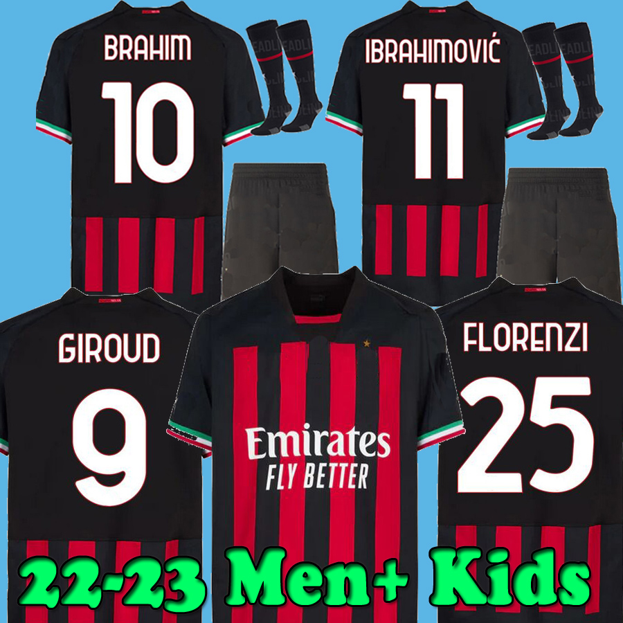 AC 22 23 GIROUD soccer jersey IBRAHIMOVIC KESSIE football shirt 2021 2022 2023 TONALI REBIC Camiseta de futbol THEO BRAHIM R.LEAO LAZETIC FLORENZI AC Milans CHAMP19NS, Kids 21 22 third
AC 22 23 GIROUD soccer jersey IBRAHIMOVIC KESSIE football shirt 2021 2022 2023 TONALI REBIC Camiseta de futbol THEO BRAHIM R.LEAO LAZETIC FLORENZI AC Milans CHAMP19NS, Kids 21 22 third
