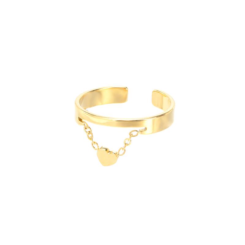 Wedding Rings Classic Chain Heart Gold Color Stainless Steel Adjustable For Women Boho Romantic Couple Jewelry Anniversary Gift
Wedding Rings Classic Chain Heart Gold Color Stainless Steel Adjustable For Women Boho Romantic Couple Jewelry Anniversary Gift