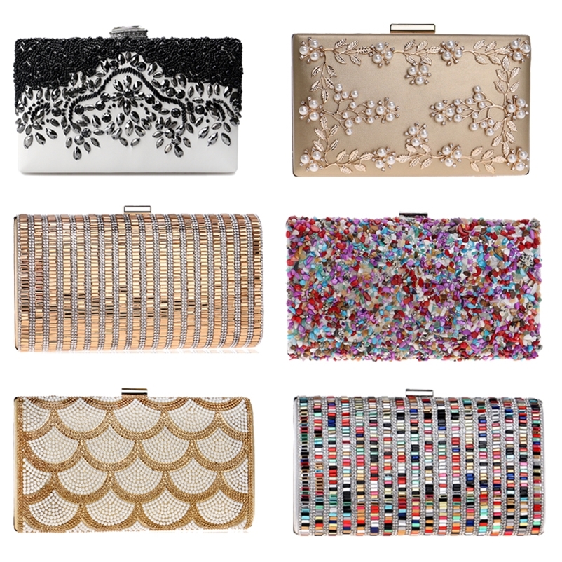 PU vintage women embroidery beaded evening bags diamonds clutch candy crystal wedding handbags for party female box case 220617, Ym1173white
PU vintage women embroidery beaded evening bags diamonds clutch candy crystal wedding handbags for party female box case 220617, Ym1173white