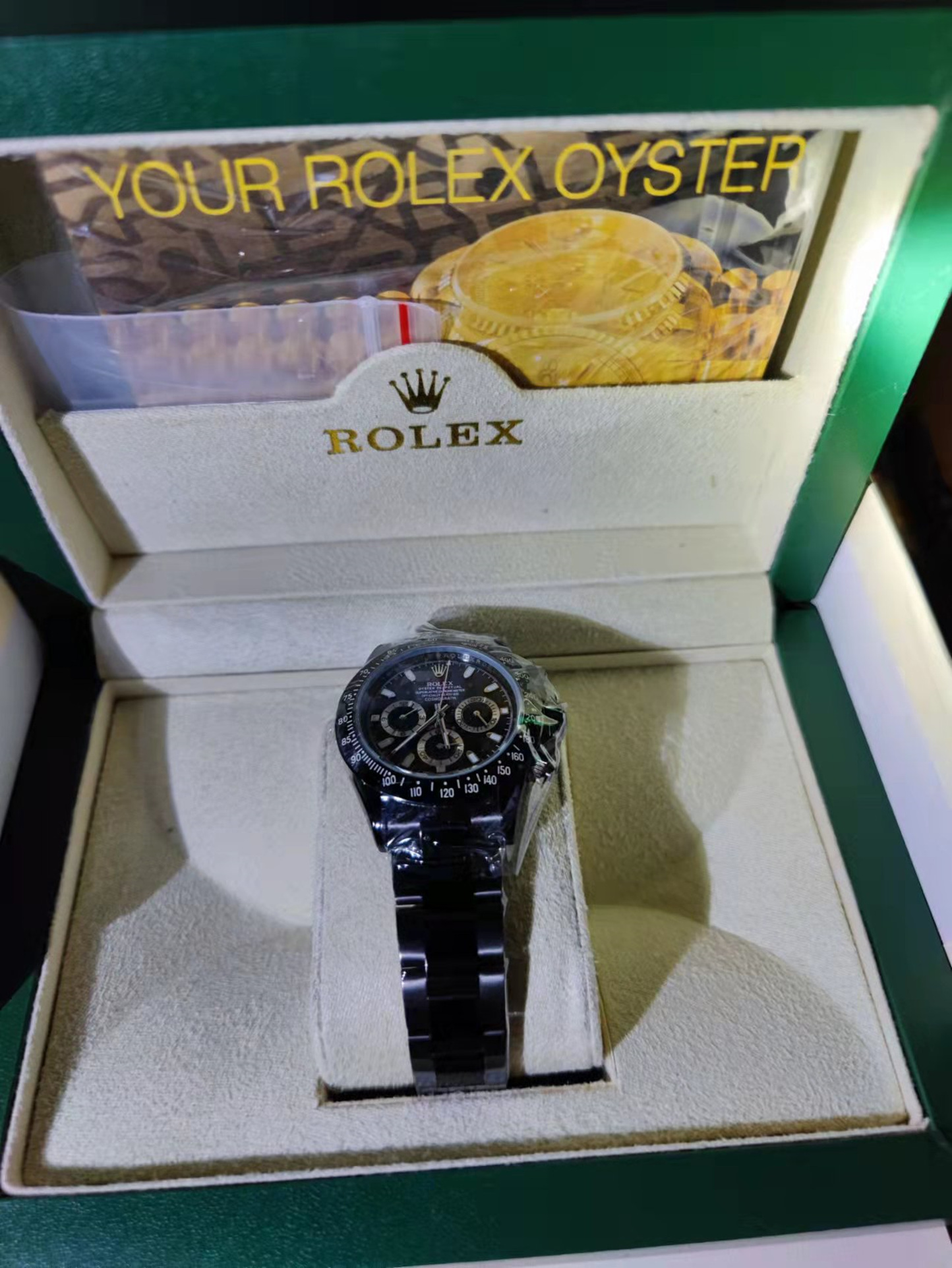With original box Luxury Mens Watches 116500LN Watch Montre De Luxe Automatic Wristwatches Steel ring Bezel 316L Adustable Folding Buckle 20 Color black, Style 1 original box + watch
With original box Luxury Mens Watches 116500LN Watch Montre De Luxe Automatic Wristwatches Steel ring Bezel 316L Adustable Folding Buckle 20 Color black, Style 1 original box + watch