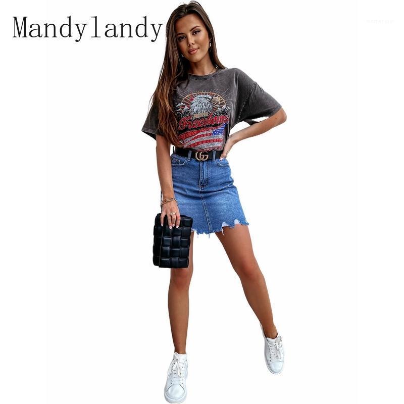 Skirts Mandylandy Denim Skirt Summer Fashion High Waist Button Pocket Mini Women' Casual Solid Color Irregular, Blue
Skirts Mandylandy Denim Skirt Summer Fashion High Waist Button Pocket Mini Women' Casual Solid Color Irregular, Blue