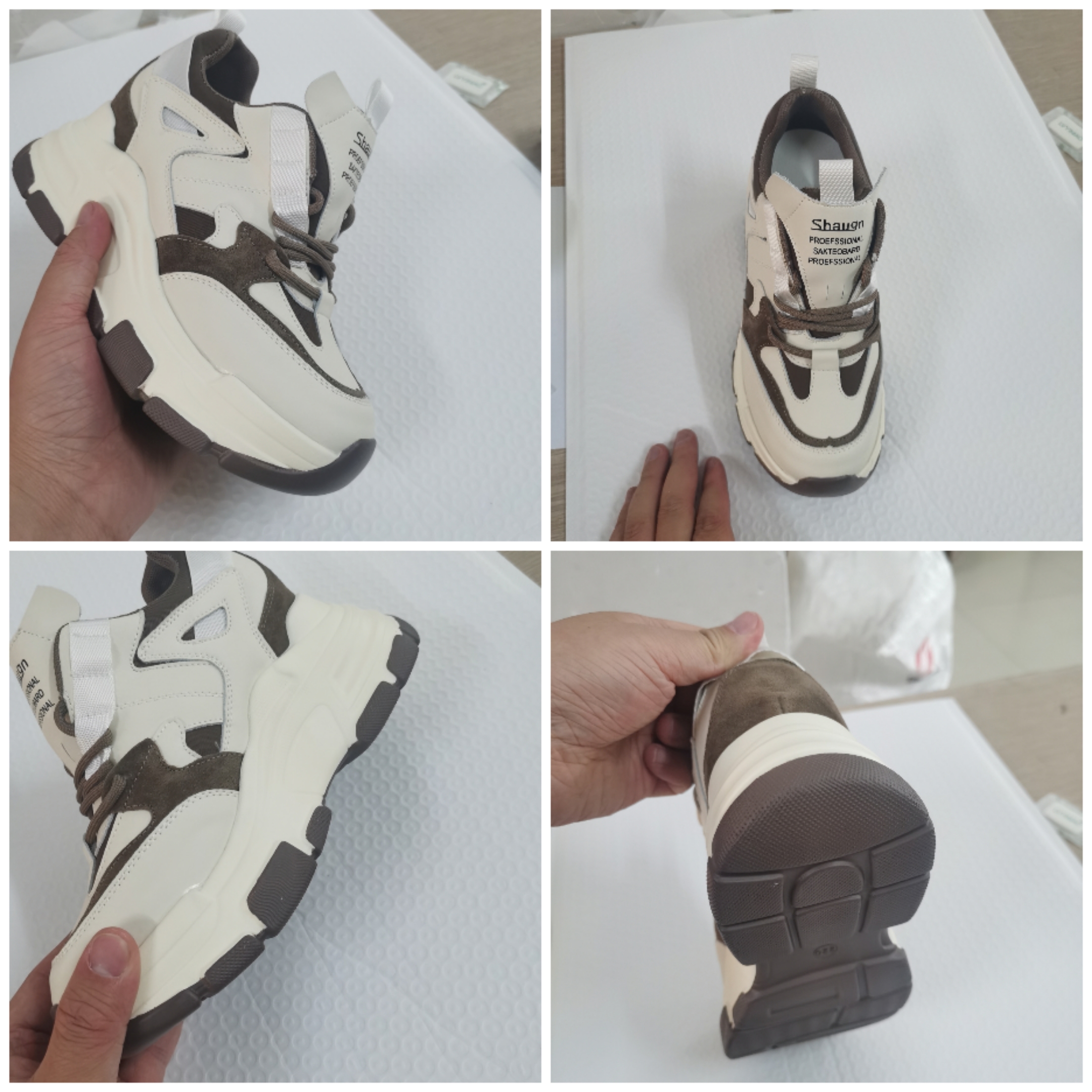 8cm Platform Wedge Sneakers Women Shoes Genuine Leather Hidden Heel Breathable Shoes Chunky Sneakers Summer Shoes, Brown
8cm Platform Wedge Sneakers Women Shoes Genuine Leather Hidden Heel Breathable Shoes Chunky Sneakers Summer Shoes, Brown