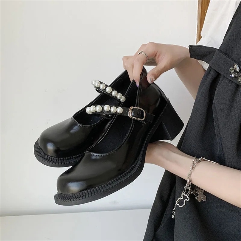Lolita Sepatu Mary Jane Platform Tali Gesper Mutiara Wanita Manis Lucu Wedges Block Heels Pumps Perancang Busana Kulit Flat 220614, Black
Lolita Sepatu Mary Jane Platform Tali Gesper Mutiara Wanita Manis Lucu Wedges Block Heels Pumps Perancang Busana Kulit Flat 220614, Black