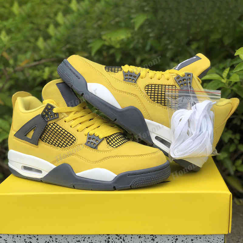 2021 Top quality Jumpman 4 lightning black yellow Basketball Shoes classic design 4s Running Sneakers Men Sport Trainers With Box., #1
2021 Top quality Jumpman 4 lightning black yellow Basketball Shoes classic design 4s Running Sneakers Men Sport Trainers With Box., #1