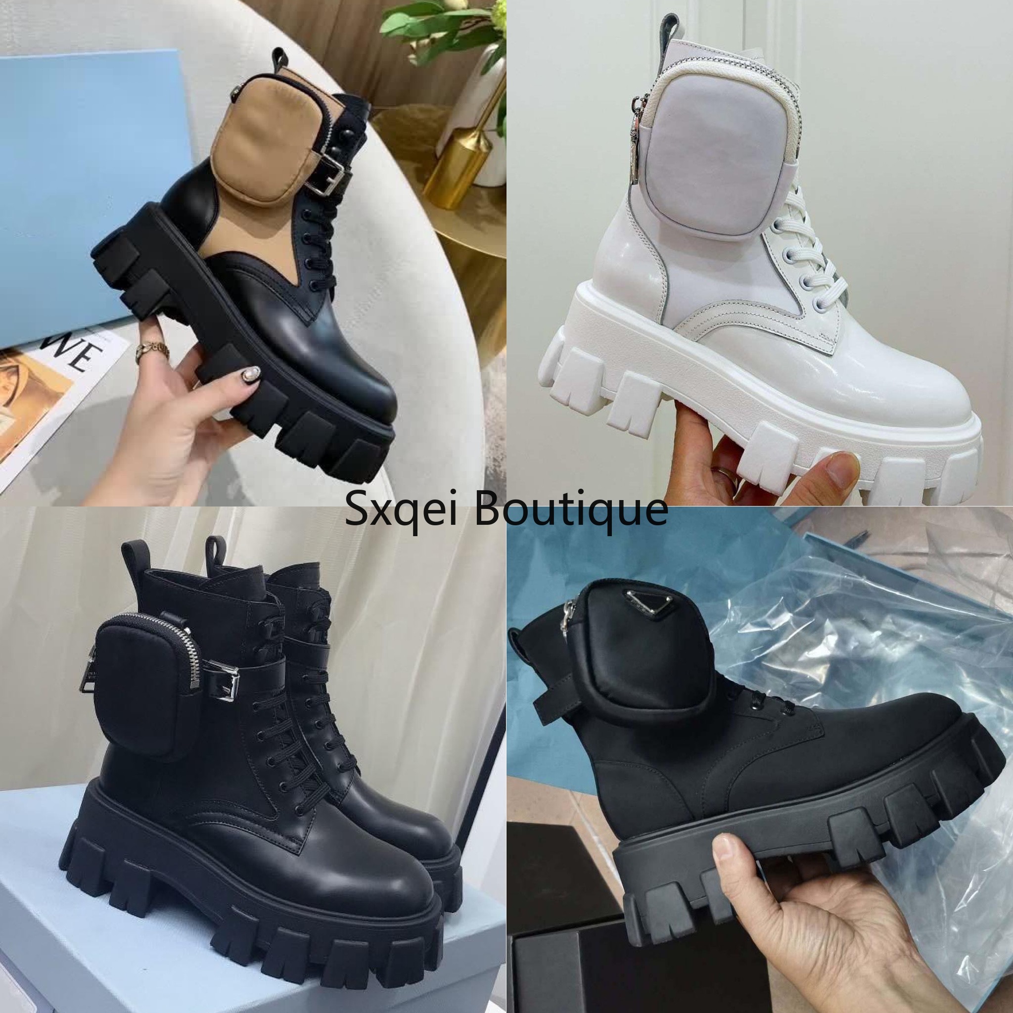 2022 Designers Rois Monolith Boots for Women Ankle Nylon Combat Boot Real Leather Designer Winter Martin Ankled Pouch, Extra shoes box
2022 Designers Rois Monolith Boots for Women Ankle Nylon Combat Boot Real Leather Designer Winter Martin Ankled Pouch, Extra shoes box