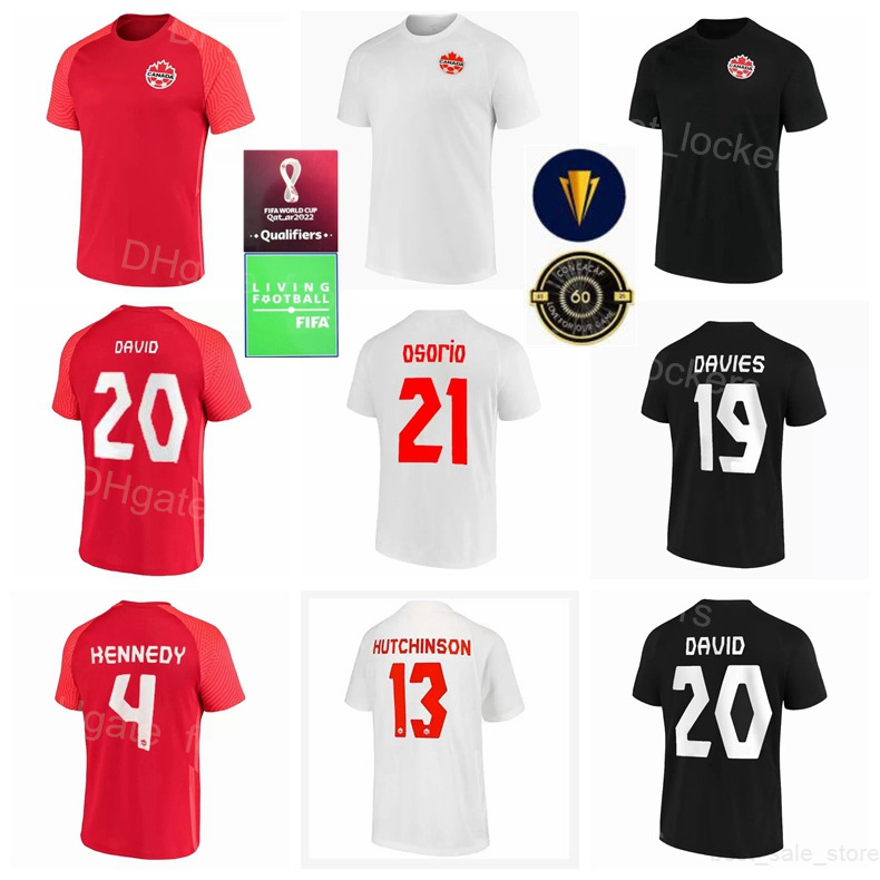 2022 Qatar World Cup 13 HUTCHINSON Soccer Jersey Canada 17 LARIN 19 DAVIES 20 DAVID 9 CAVALLINI 14 KAYE 10 HOILETT 11 BUCHANAN Football Shirt Kits National Team, Red
2022 Qatar World Cup 13 HUTCHINSON Soccer Jersey Canada 17 LARIN 19 DAVIES 20 DAVID 9 CAVALLINI 14 KAYE 10 HOILETT 11 BUCHANAN Football Shirt Kits National Team, Red