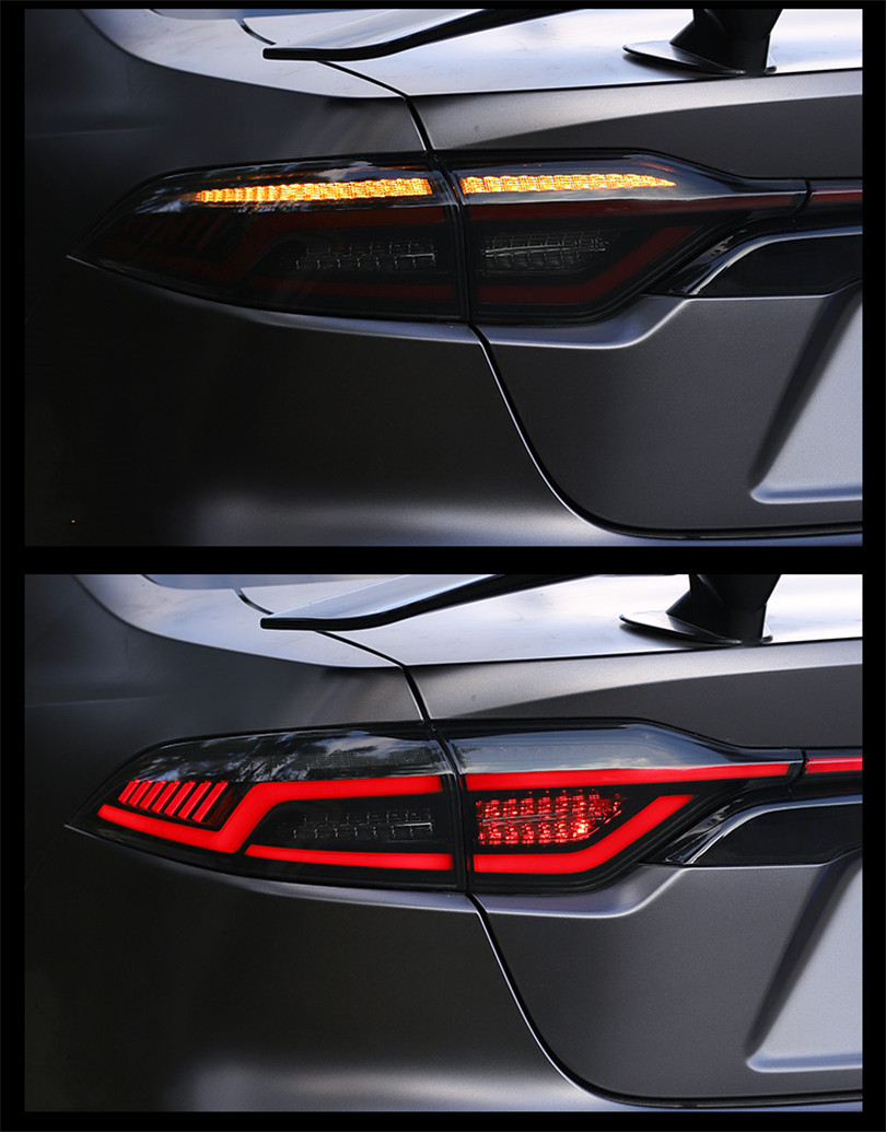 Car Tuning Taillights For Corolla Hybrid LED Tail Light 20 19-2021 Toyota Altis Rear Fog Brake LED Turn Signal Lights