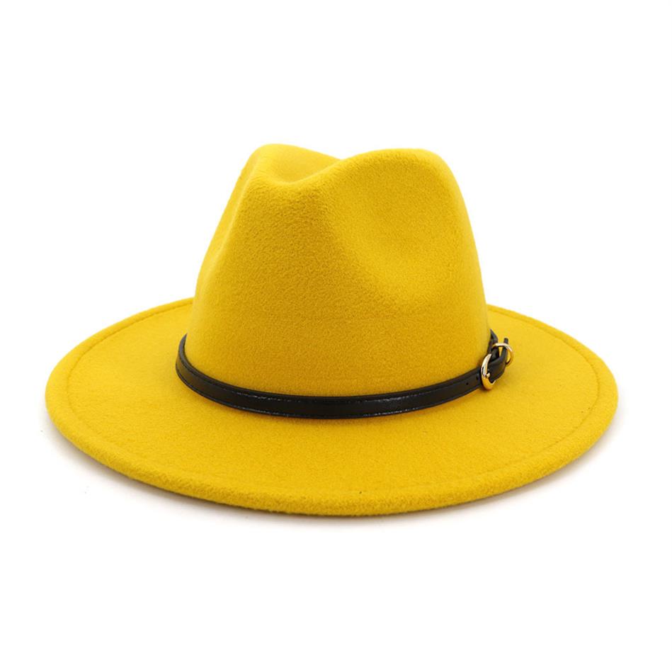 2020 Wide Brim Fedoras Men Wool Felt Hats Khaki Casual Jazz Hat Women Large Brim Solid Belt Autumn Fashion Fedora Caps Black292i, Black
2020 Wide Brim Fedoras Men Wool Felt Hats Khaki Casual Jazz Hat Women Large Brim Solid Belt Autumn Fashion Fedora Caps Black292i, Black