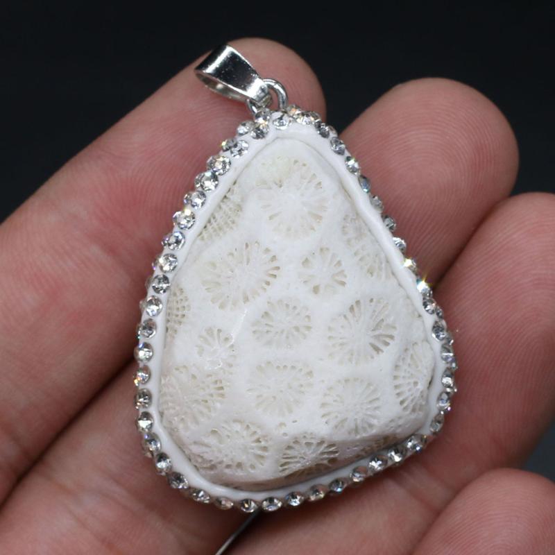 Pendant Necklaces Natural Ocean Stone Necklace Irregular Shape For Jewelry Making DIY Size 26x30-30x40mm
Pendant Necklaces Natural Ocean Stone Necklace Irregular Shape For Jewelry Making DIY Size 26x30-30x40mm
