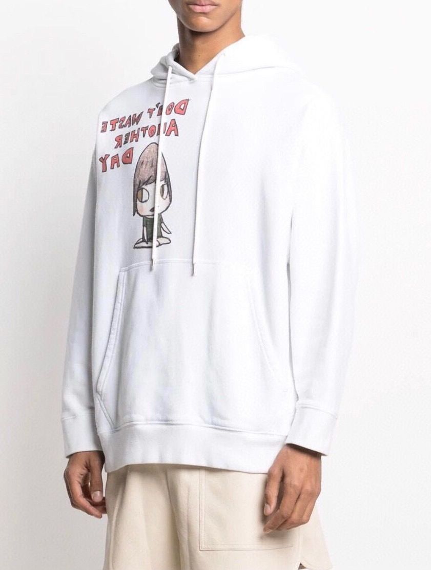 Men and Women Hoodies Stella McCartney 21ss Early Autumn Yoshitomo Nara Illustration Long Hooded Sweaters, White
Men and Women Hoodies Stella McCartney 21ss Early Autumn Yoshitomo Nara Illustration Long Hooded Sweaters, White