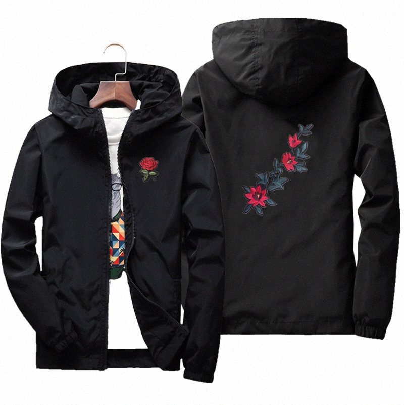 Rose Jacket Windbreaker Men Women Mens Womens Jackets New Fashion White Black Roses Outwear CoatFbil#
Rose Jacket Windbreaker Men Women Mens Womens Jackets New Fashion White Black Roses Outwear CoatFbil#