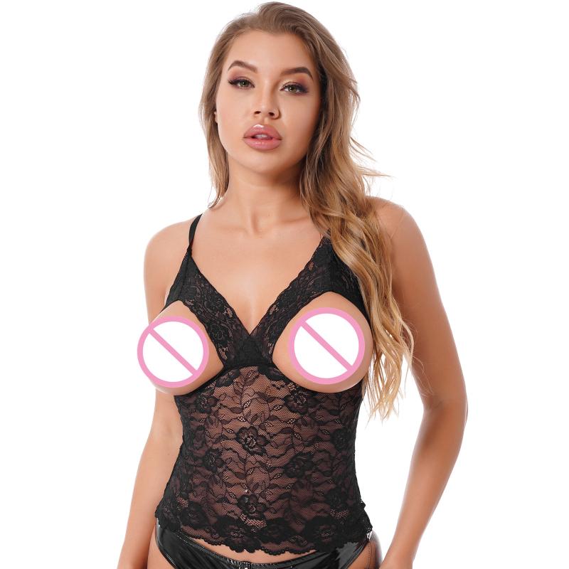 Bras Sets Womens Open Cup Lace Bustier Tops Sexy Cutout Cups Wireless Floral Camisole Adjustable Straps Crop Top Sheer V Neck VestBras, Black
Bras Sets Womens Open Cup Lace Bustier Tops Sexy Cutout Cups Wireless Floral Camisole Adjustable Straps Crop Top Sheer V Neck VestBras, Black