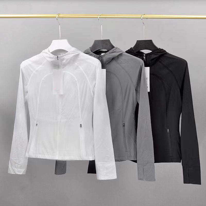 LL-1131 Women's Jackets Exercise Fitness Wear Yoga Outfits Outer Outdoor Apparel Casual Adult Sportswear Running Long Sleeve Sun-Protective Clothing, White
LL-1131 Women's Jackets Exercise Fitness Wear Yoga Outfits Outer Outdoor Apparel Casual Adult Sportswear Running Long Sleeve Sun-Protective Clothing, White