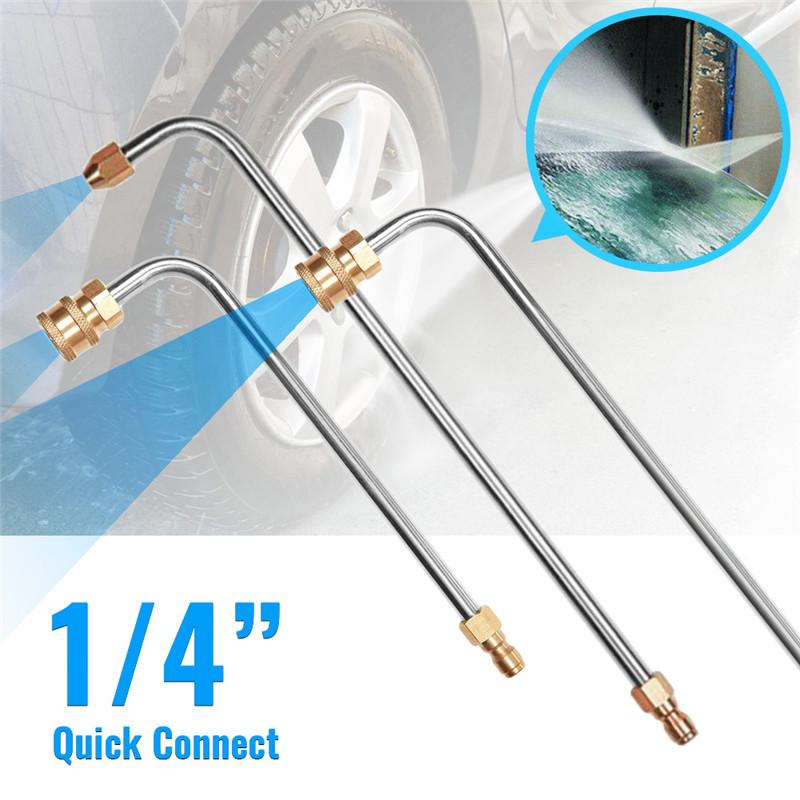 Car Washer 90 Degrees Curved Rod Gutter Cleaner Attachment Pressure For Lance Wand 1/4 Inch Quick Connect
Car Washer 90 Degrees Curved Rod Gutter Cleaner Attachment Pressure For Lance Wand 1/4 Inch Quick Connect