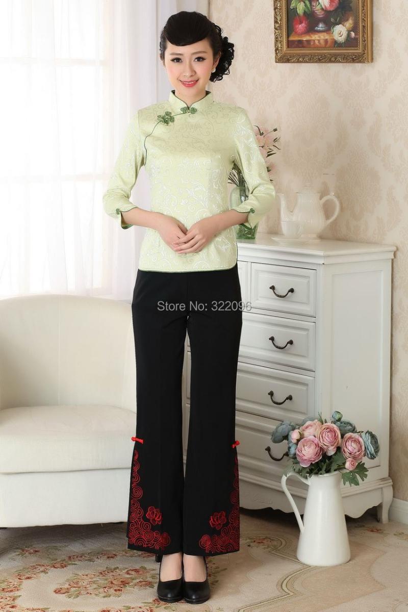 Women' Blouses & Shirts Shanghai Story Sale Cheongsam Top Traditional Chinese Women' Charming Blouse 2 ColorWomen, Green 
Women' Blouses & Shirts Shanghai Story Sale Cheongsam Top Traditional Chinese Women' Charming Blouse 2 ColorWomen, Green