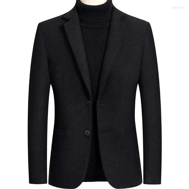 Men's Wool & Blends Fashion Business Casual Mens Suit Jacket Men High Quality Spring Autumn Warm Tops Wooled Office Coat Kend22, Black
Men's Wool & Blends Fashion Business Casual Mens Suit Jacket Men High Quality Spring Autumn Warm Tops Wooled Office Coat Kend22, Black