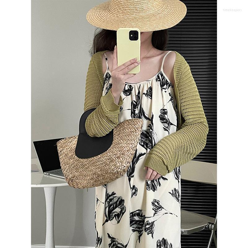 Women's Knits & Tees Thin Hollow Out Knitted Cardigan Women's Short Long Sleeve Sunscreen TopWomen's Time22, Green
Women's Knits & Tees Thin Hollow Out Knitted Cardigan Women's Short Long Sleeve Sunscreen TopWomen's Time22, Green
