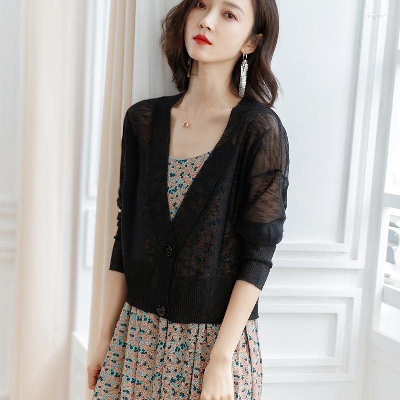 Women' Knits & Tees Knitted Crop Cardigan Women Korean Short Sweater Long Sleeve V Neck Pink BlackWomen' Mari22, Green
Women' Knits & Tees Knitted Crop Cardigan Women Korean Short Sweater Long Sleeve V Neck Pink BlackWomen' Mari22, Green