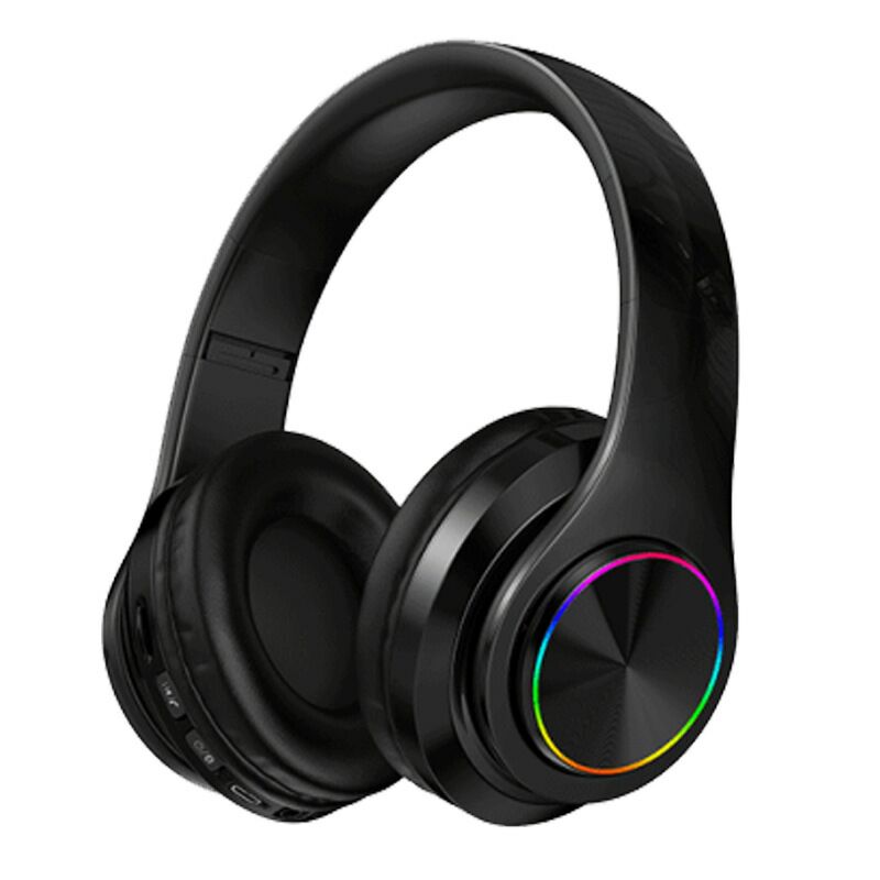 Headset wireless bluetooth headset with colorful breathing light Bass-heavy sports gaming headphone Express
