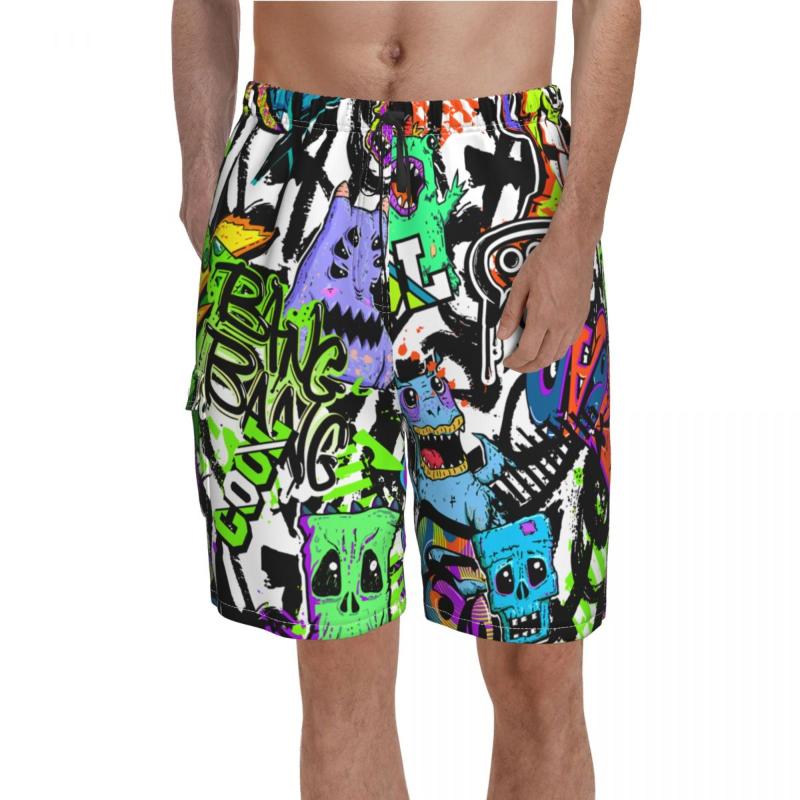 Men' Shorts Vintage Print Board Abstract Monster Graffiti Beach Elastic Waist Cute Printing Swim Trunks Plus SizeMen, 17
Men' Shorts Vintage Print Board Abstract Monster Graffiti Beach Elastic Waist Cute Printing Swim Trunks Plus SizeMen, 17